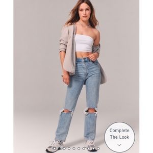 Abercrombie & Fitch The 90’s Ultra High Rise Straight Jeans